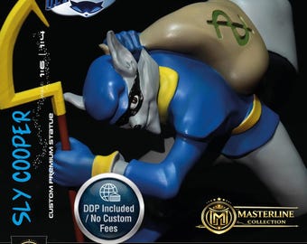 Sly Cooper Sammlerfigur, exklusive Sly Cooper Figur in Originalfarben aus dem Spiel, unser Design, exklusives Sondermodell, Originalfotos