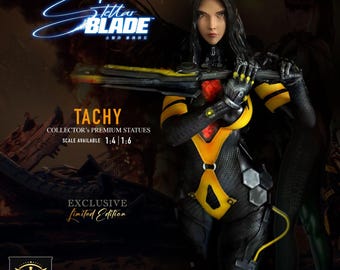 Stellar Blade Figure, Tachy Collectible Statue, Tachy Black Body Suit Statue, Our Design, Custom Exclusive Model, Real Photos