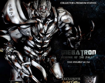 Estatua de Megatron, Figura de Transformers: La Venganza de los Caídos, Figura de Megatron, Nuestro Diseño, Modelo Personalizado Exclusivo, Fotos Reales