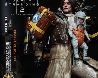 Estatua coleccionable de Sam Porter Bridges, figura de Death Stranding 2: En la Playa, diseño propio, modelo personalizado exclusivo, fotos reales