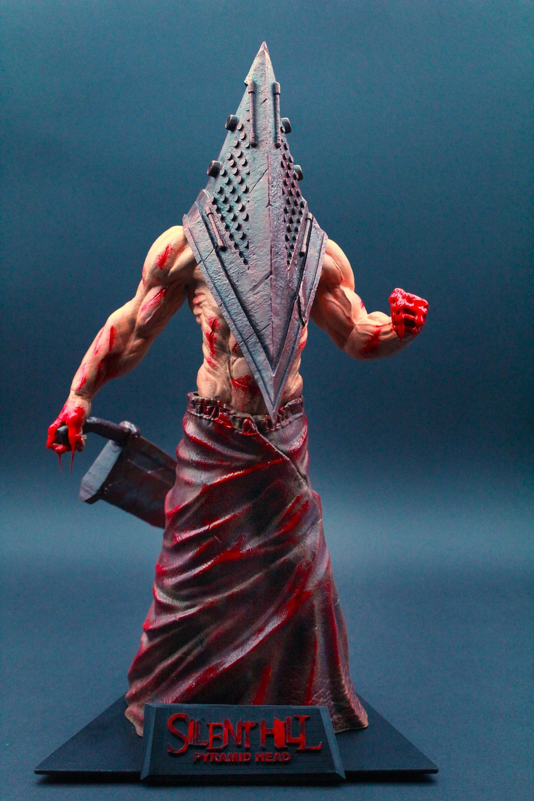 Pyramid Head Figure Silent Hill Horror Statue Silent Hill