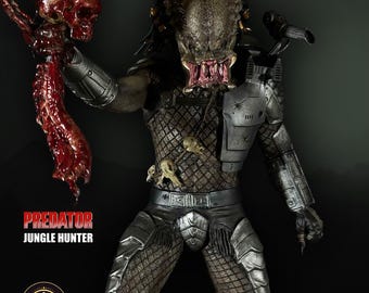 Predator Jungle Hunter Action Figure, Predator Figure, Statua