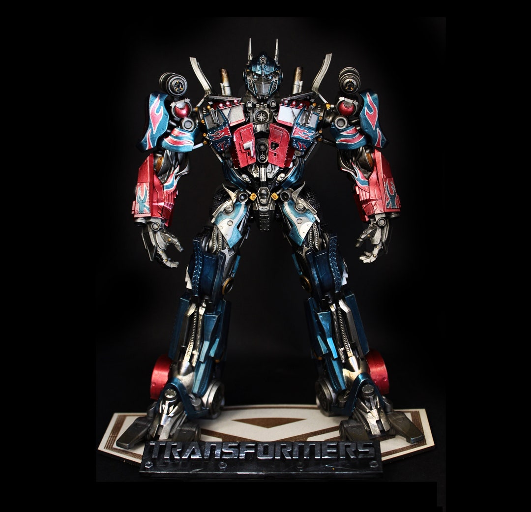 Figura de Optimus Prime, Estatua exclusiva de Transformers del robot  Nemesis Prime, Nuestro diseño, Modelo personalizado exclusivo, Fotos reales 