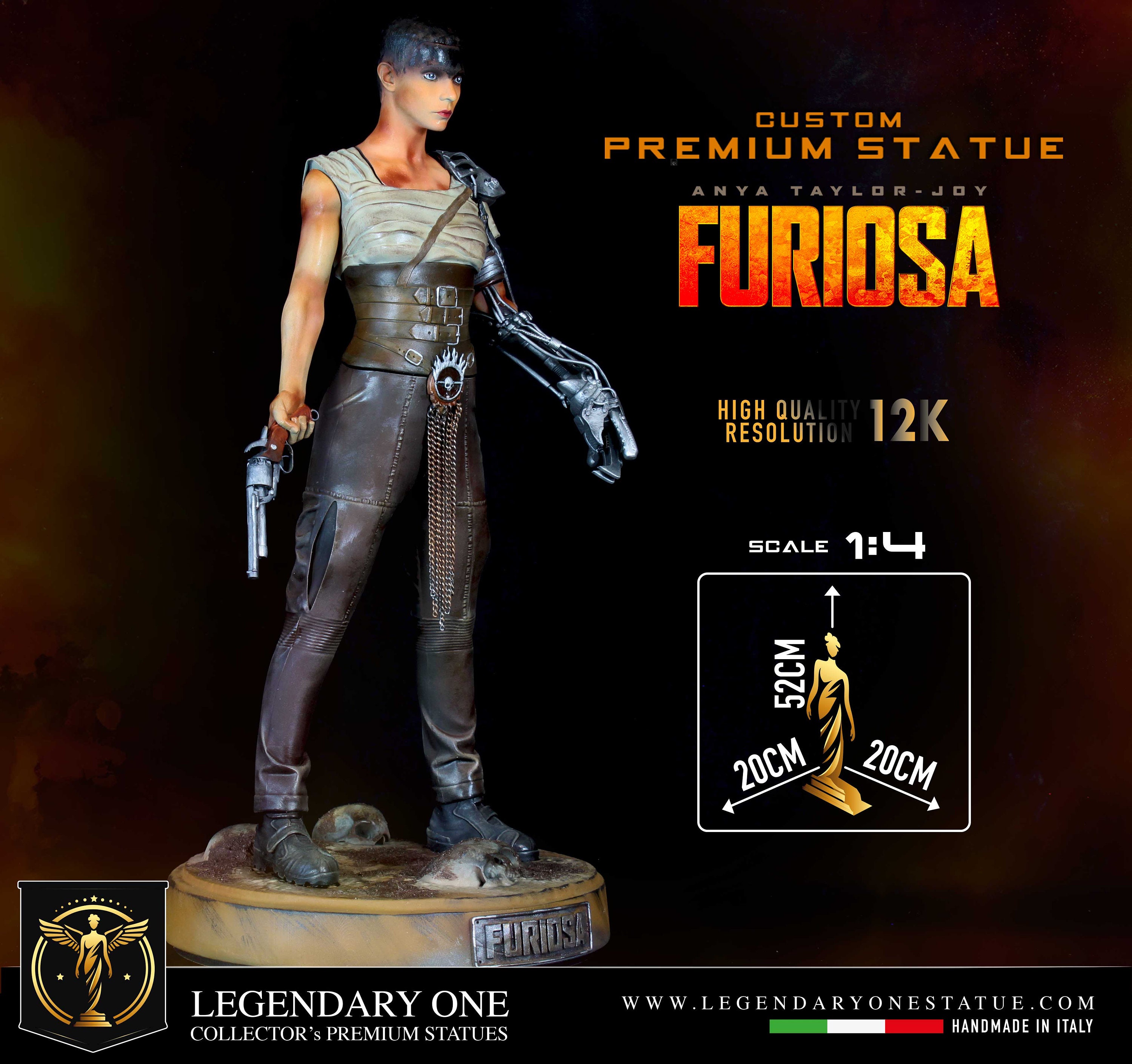 Furiosa Statue, Mad Max Figure, Furiosa Mad Max Saga