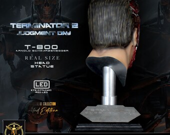 Terminator Statue Head T-800 real LIFE SIZE! Scala 1:1 di Arnold