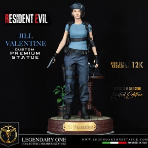 Jill Valentine Statue, Resident Evil Figure, Jill Valentine Premium Figure, Our Design, Exclusive Custom Model, Real Photos