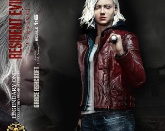 Grace Ashcroft Statua da Collezione - Resident Evil Requiem Figure -  Real Game Color - Extreme Detail - scala 1/6 - 1/4 -foto reali