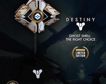 Estatua coleccionable de The Right Choice, figura de Destiny, estatua de Ghost Shell, diseño propio, modelo personalizado exclusivo, fotos reales