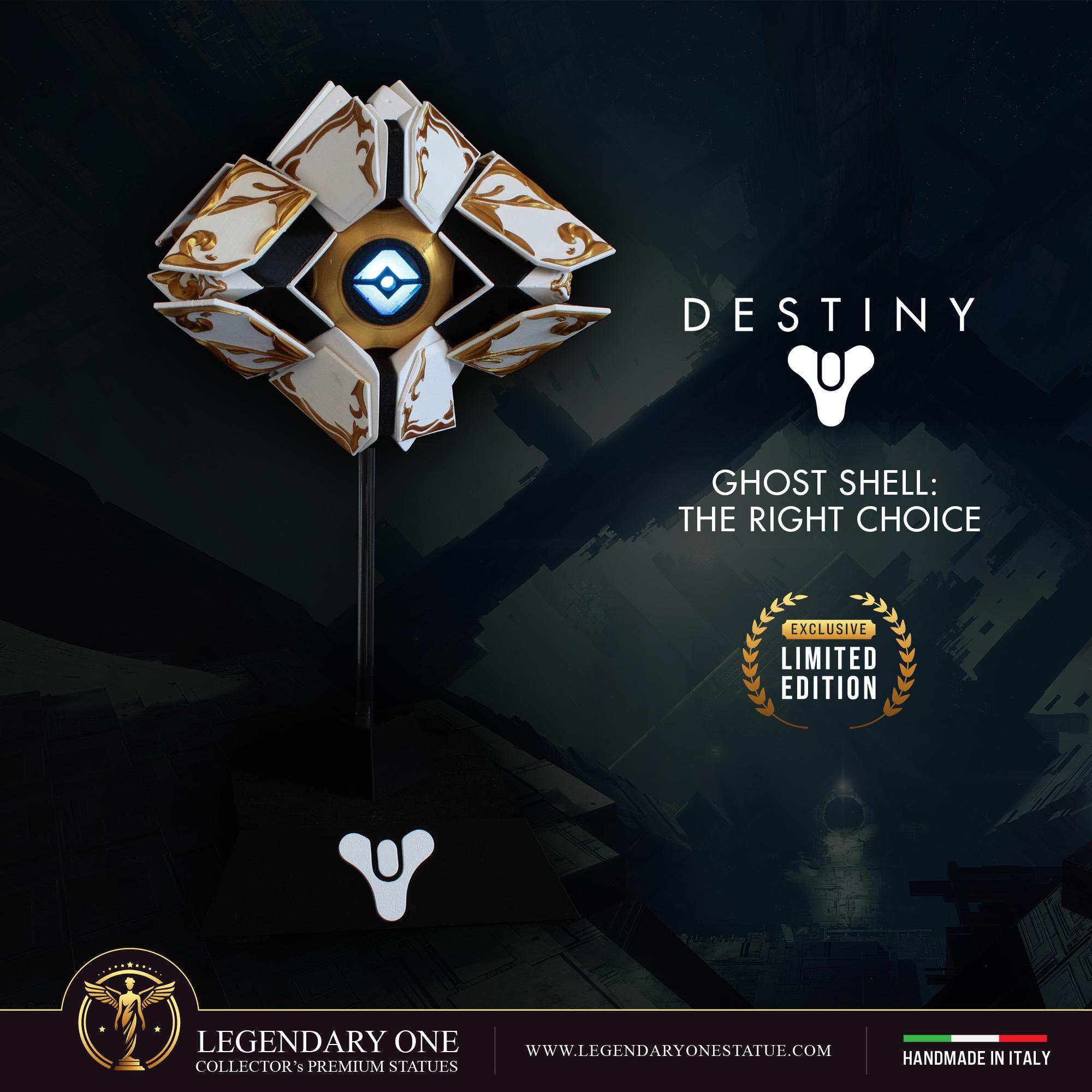 The Right Choice Collectible Statue, Destiny Figure, Ghost Shell