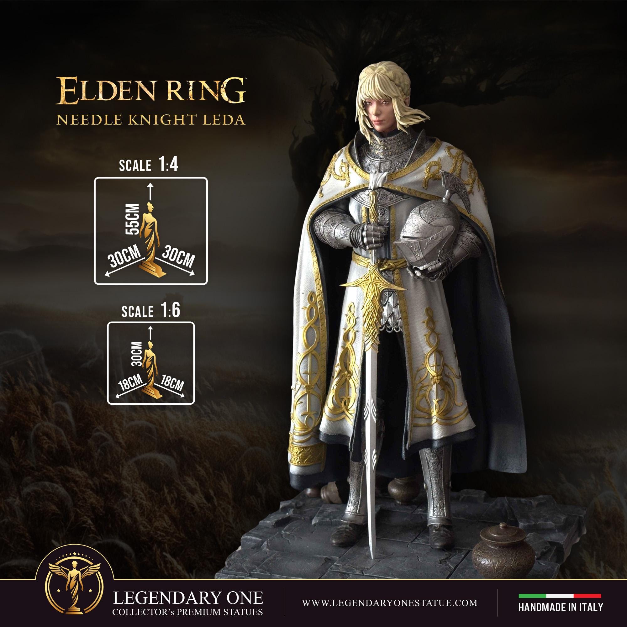 エルデンリング　針の騎士　レダ　スタチュー　1/4 ニードルナイト レダ コレクターズスタチュー エルデンリング