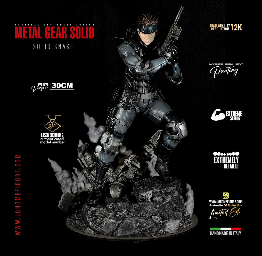 メタルギアソリッドフィギュアソリッドスネークコレクタブル