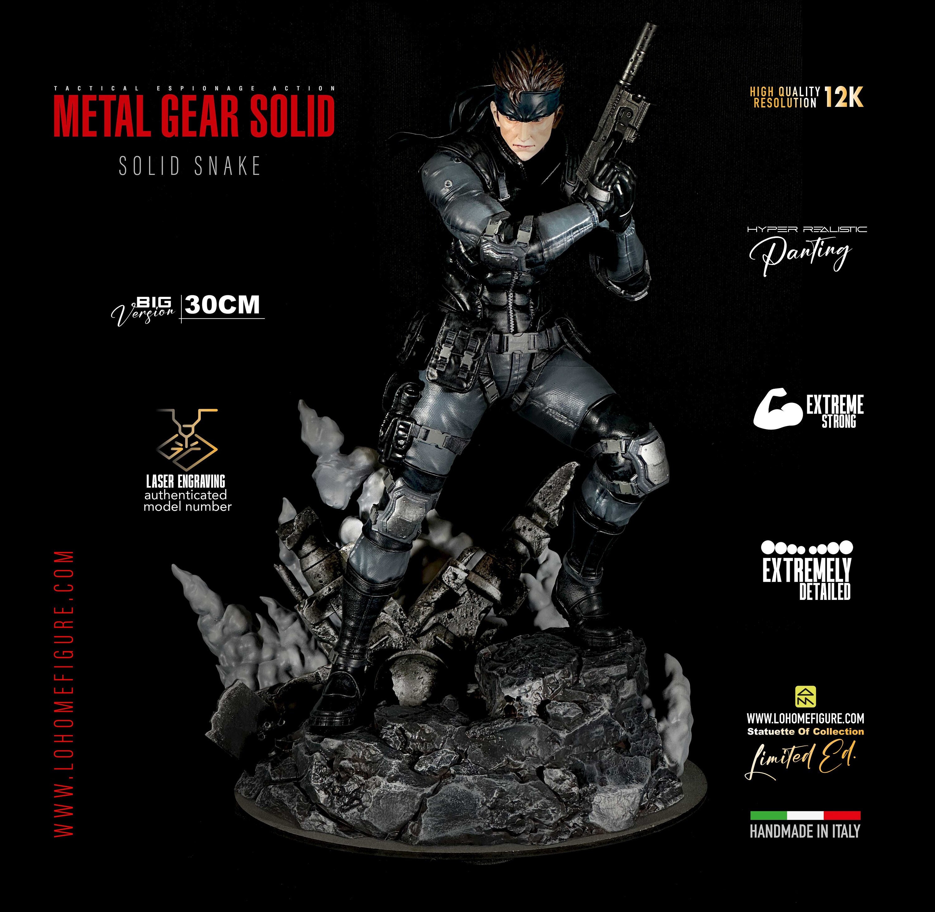 メタルギアソリッドフィギュアソリッドスネークコレクタブル メタルギアソリッドフィギュアソリッドスネークコレクタブル