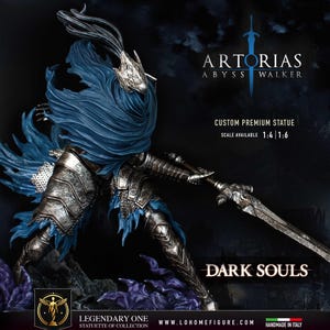 Artorias Figure, Dark Souls Statue, Artorias the Abyss Walker Statue, Design nostro, Modello esclusivo personalizzato, Foto Reali