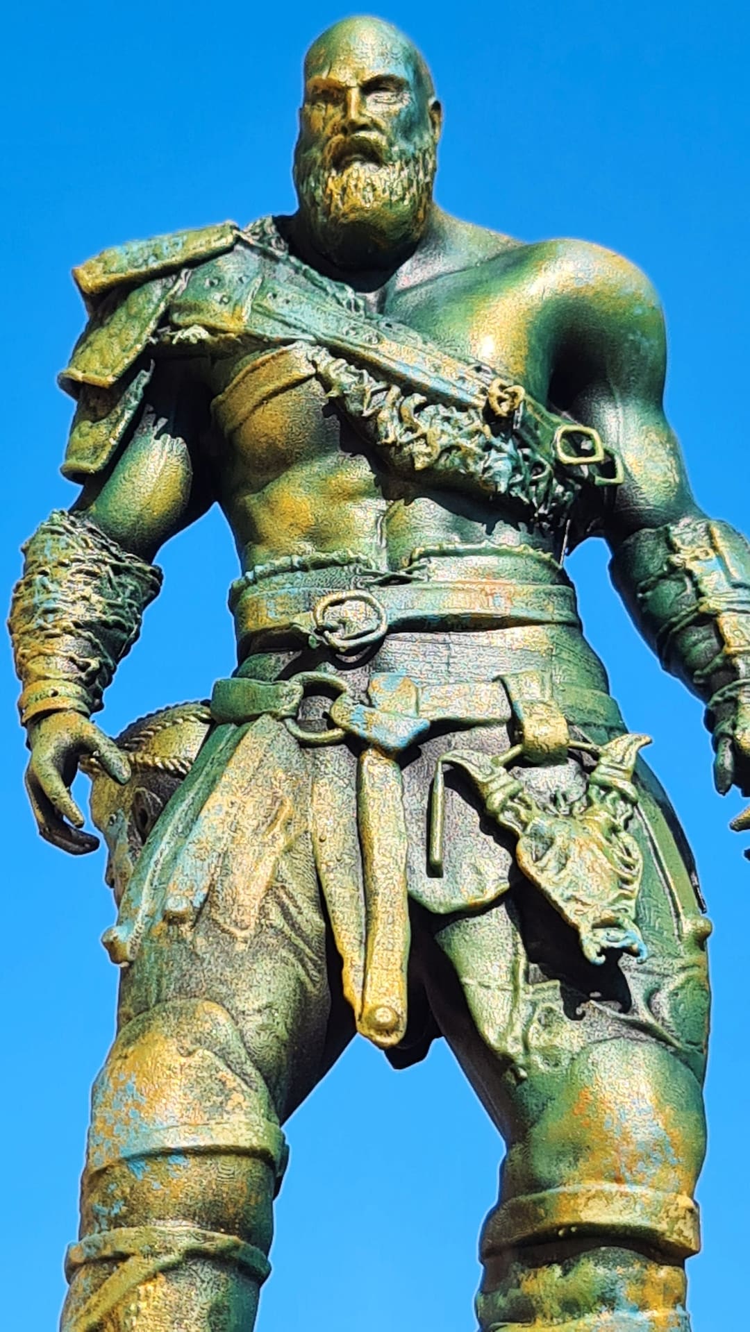 Kratos Figure, God of War Statue, Kratos Effect Statue