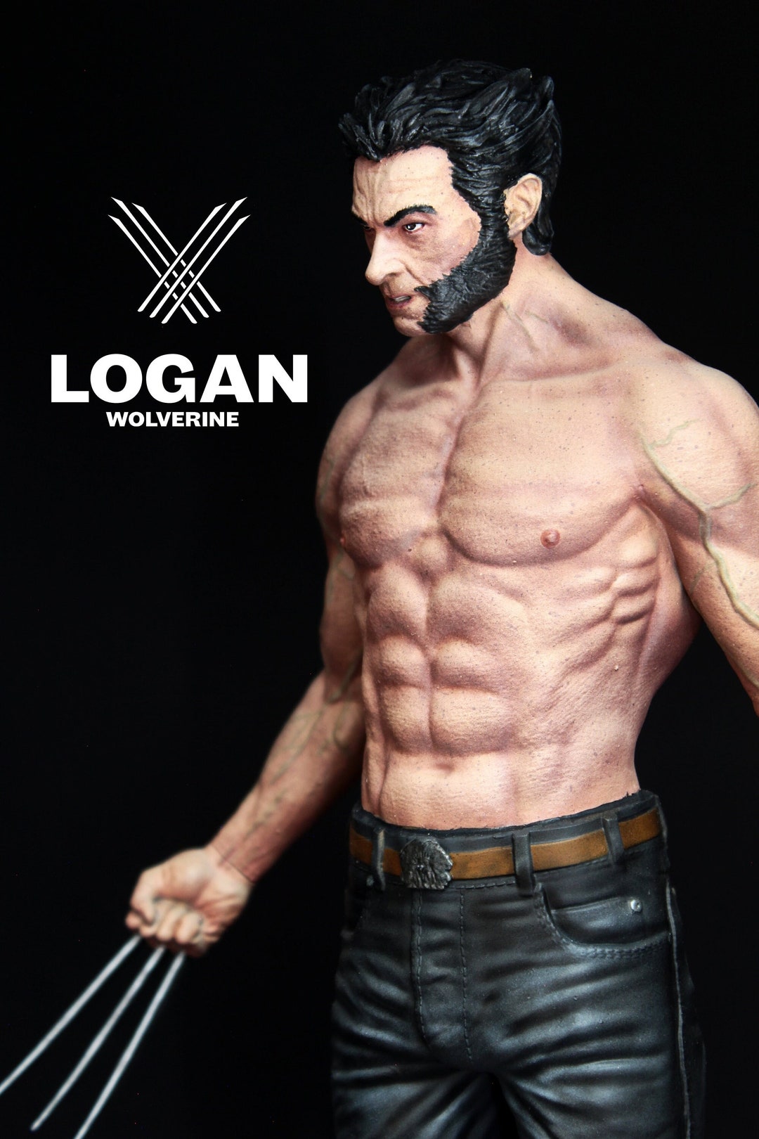 Wolverine (X-Men) Statue - Fan Art 10 scale 3D Print Kit (LA Figures