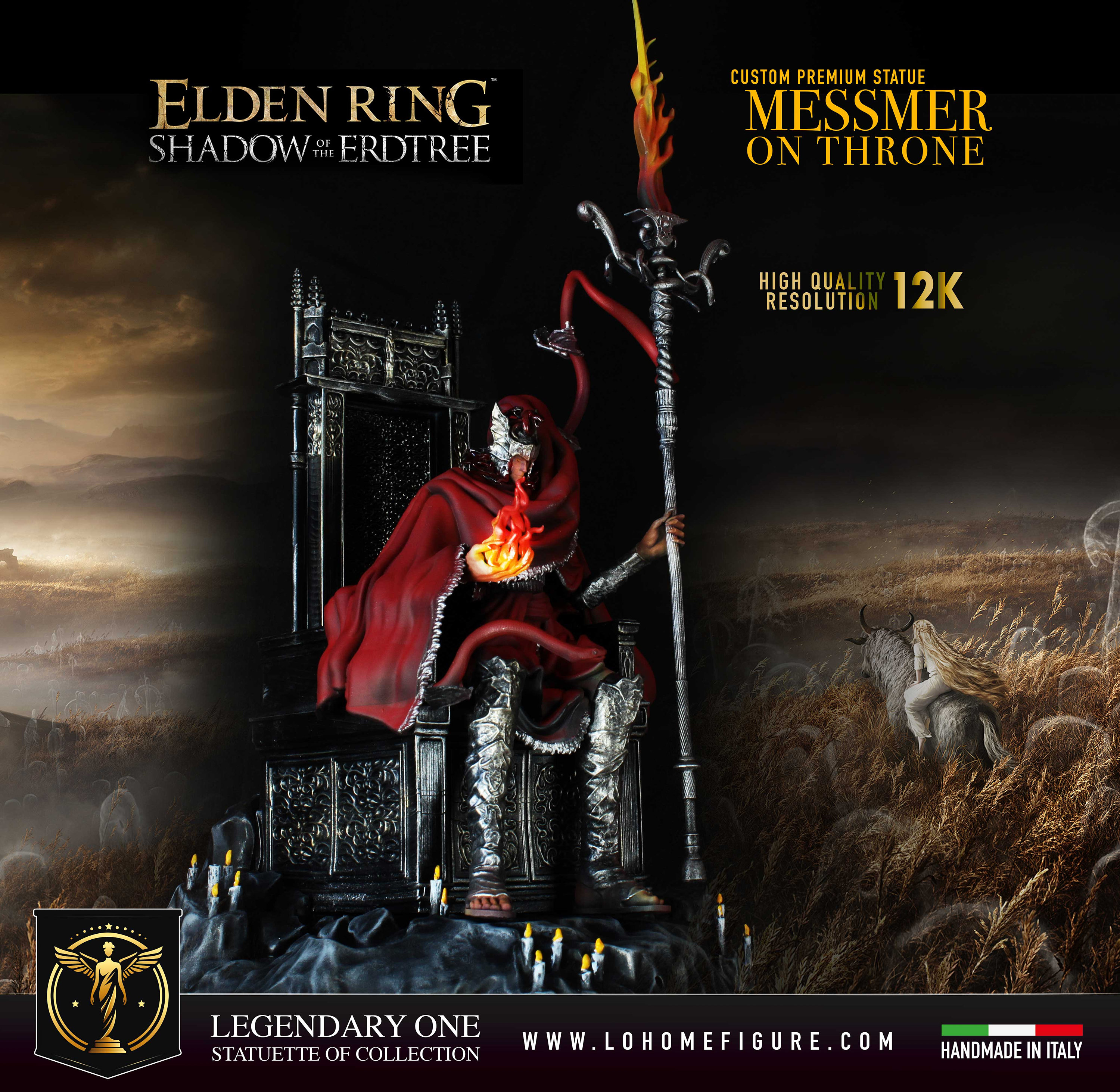 Elden Ring Messmer Figure - Shadow Of The Erdtree PVC Statue Model