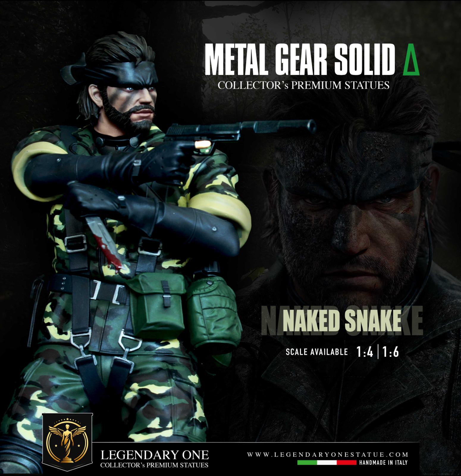 Metal Gear Solid Delta Figure, Naked Snake Statua da collezione