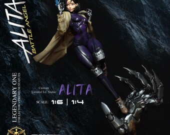 Alita Battle Angel Gally Gunnm Premium Statue: Limited Edition, Design nostro, Modello esclusivo personalizzato, Foto Reali