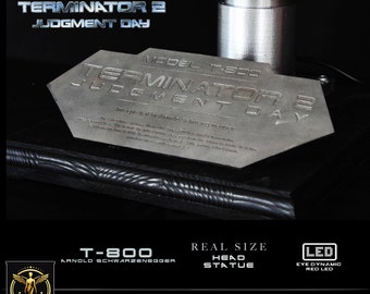 Terminator Statue Head T-800 real LIFE SIZE! Scala 1:1 di Arnold