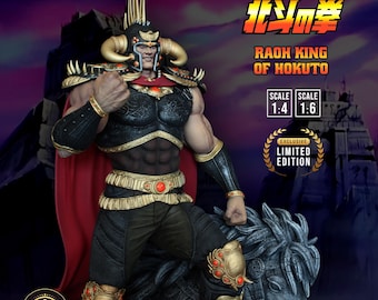 Raoh Statua da Collezione Esclusiva, Ken il Guerriero (Hokuto no Ken) Figure, Design nostro, Modello esclusivo personalizzato, Foto Reali