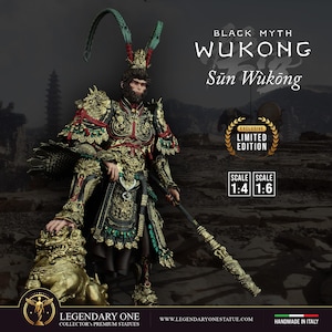 Sun Wukong Collectible Statue, Black Myth: Wukong Exclusive Figure, Our Design, Exclusive Custom Model, Real Photos