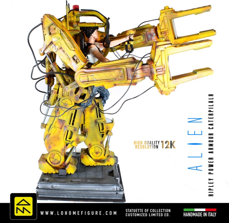 Ripley Power Loader Statue, Alien Figure, Caterpillar Alien Power ...
