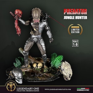 Predator Jungle Hunter Action Figure, Predator Figure, Alien Diorama Statue, Our Design, Custom Exclusive Model, Real Photos