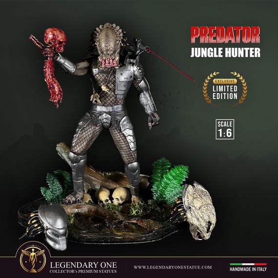 Predator Jungle Hunter Action Figure, Predator Figure, Alien