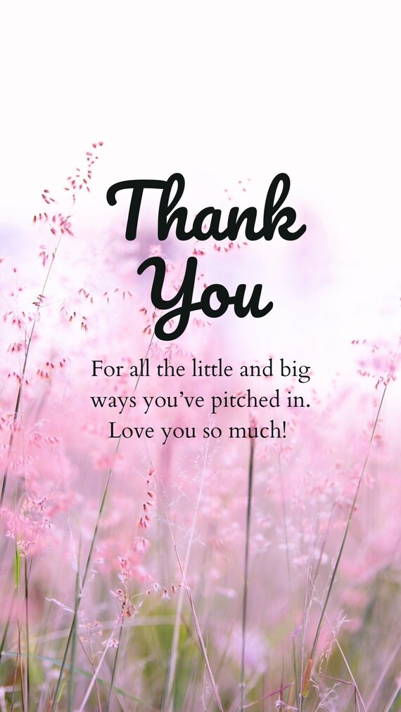 Printable Download Thank You Notes - Etsy