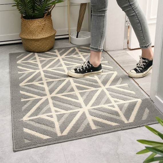 Door Mats Indoor Non-Slip Absorbent Dirt Resist Entrance Washable Entryway  Rugs