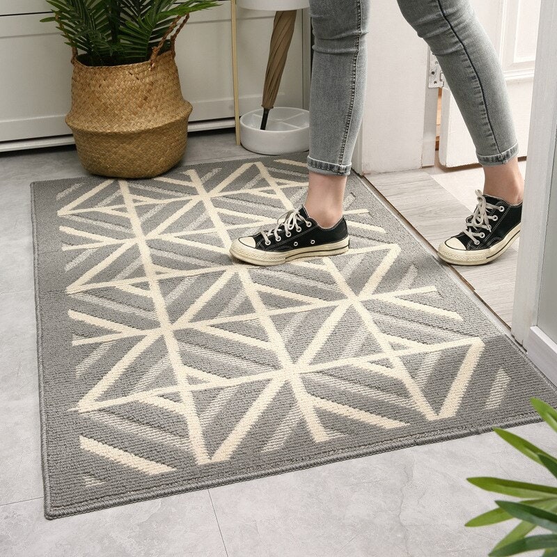 Indoor Door Mat Non-slip Absorbent Resist Dirt Entrance Rug