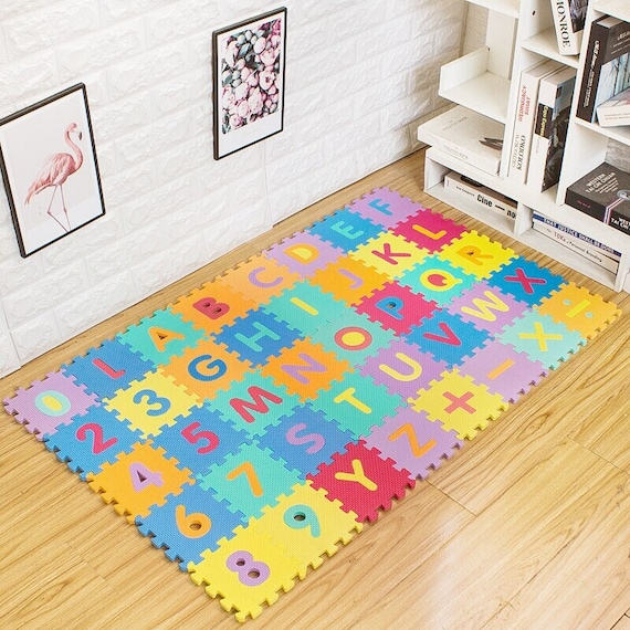 Puzzle Mat Tiles Play Mat Kids Large Foam Waterproof Carpet Floor