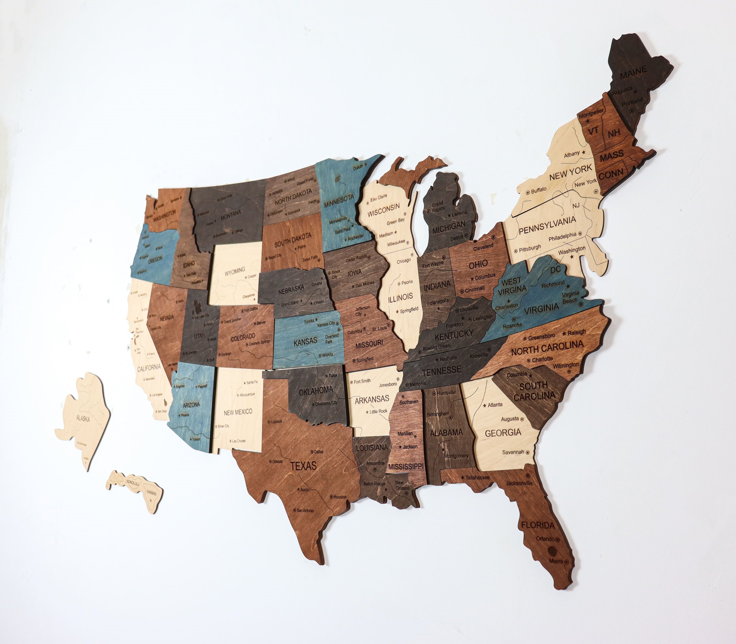 Wooden USA Push Pin Map Wood United - Il Fullxfull.5363800068 Lv28 