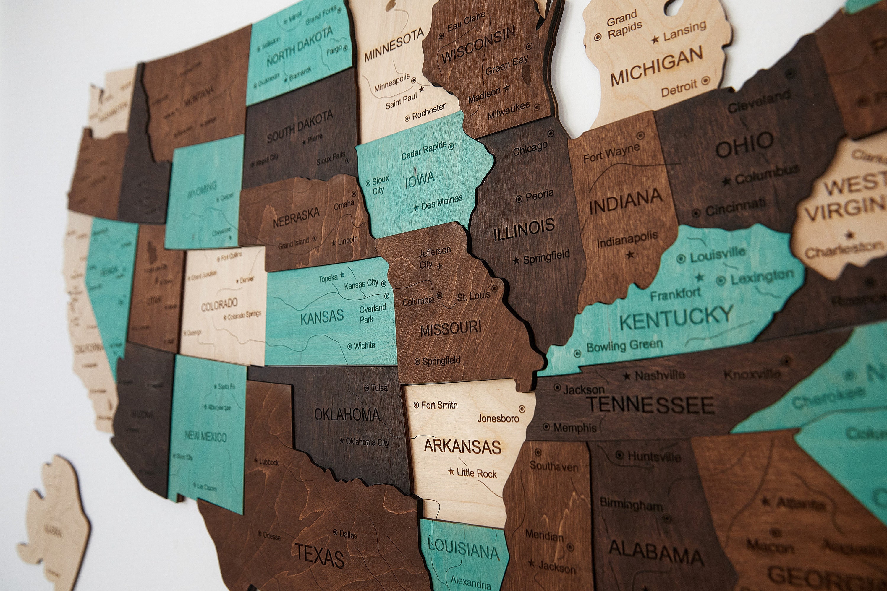 Map of the Usa Custom Travel Map - Il 5bbq 