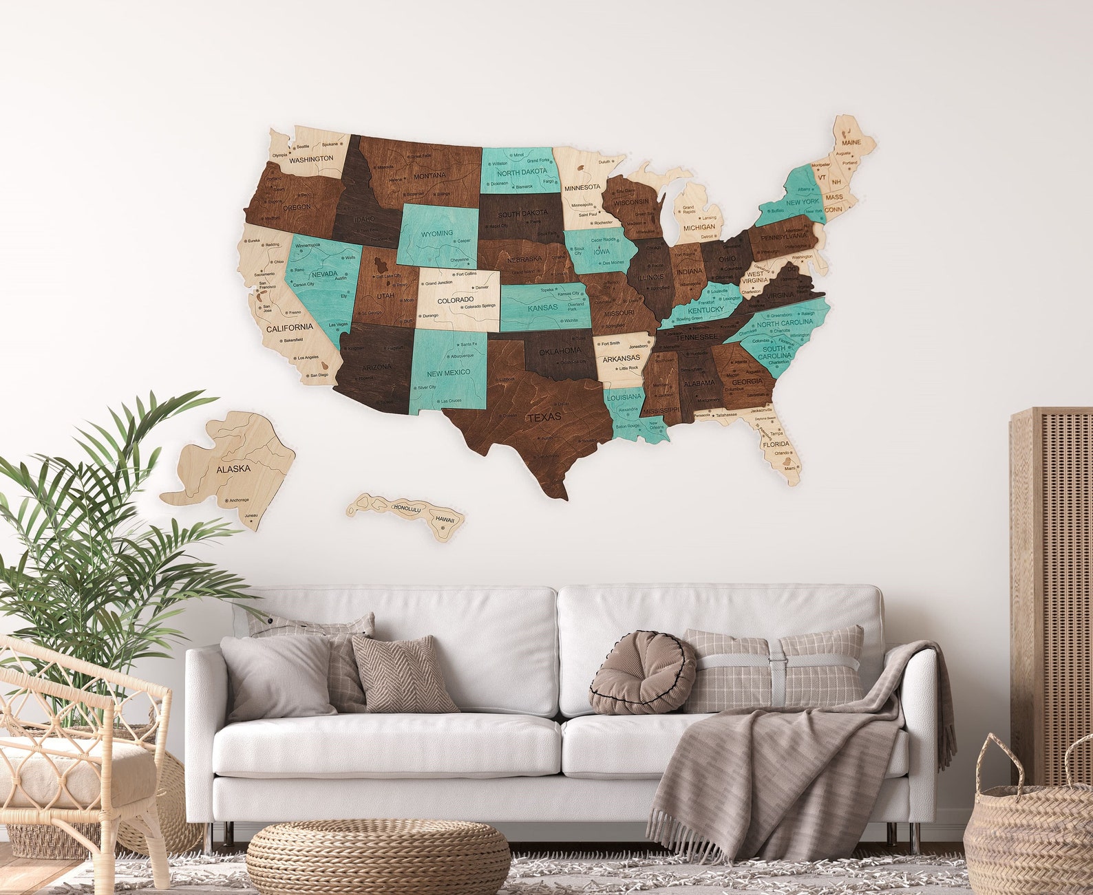 Wooden Map USA Wood Map USA Push Pin US Map 3D Usa Map Wooden Wall Map