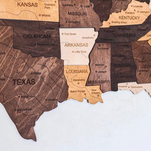 Push Pin Wooden United States Map – Premium Set , Personalized USA Travel Map Wall Art , Personalized gift , USA Wall Design, Wooden gift 3D