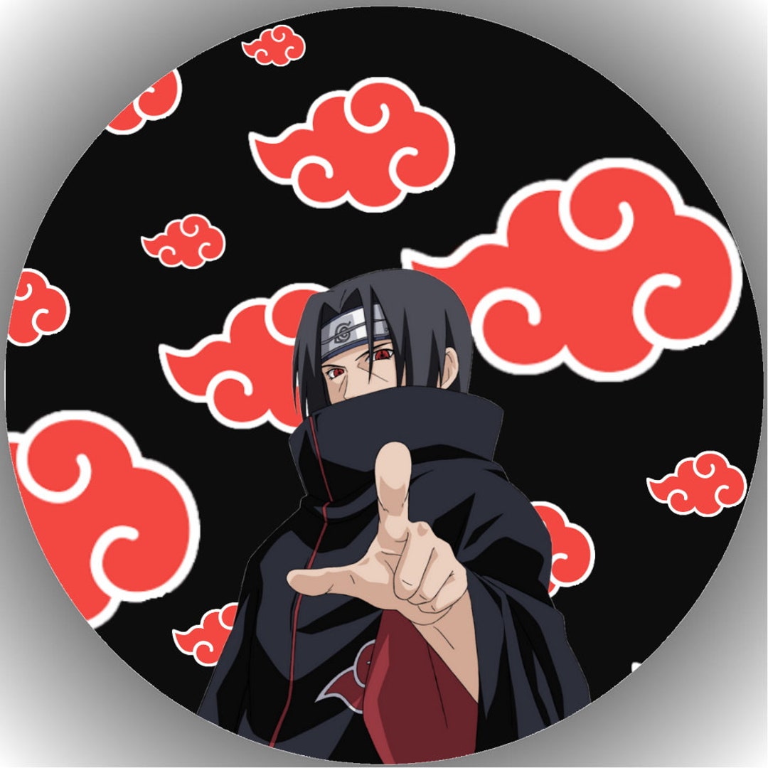 Itachi naruto Cake Topper/ Cake Picture Made of Fondant MO Etsy