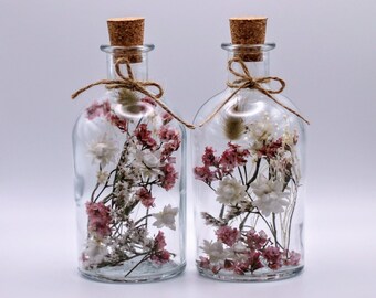 Trockenblumen-Flaschen -- Zen Garden