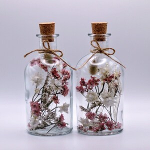 Trockenblumen-Flaschen einzeln 14cm 1 x Zen Garden