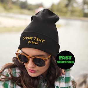 Chapéu de gorro waffle bordado personalizado, gorro unissex, gorro personalizado, chapéus de inverno, gorro masculino personalizado, chapéu de inverno personalizado
