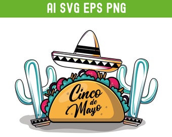 Cinco De Mayo svg, Sinco De Mayo Shirt svg, Cinco De Drinko Png, Cinco De Mayo Sublimation Design, Cinco De Mayo PNG Bundle, Fiesta Squad