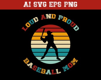 Somebodys Loud And Proud Baseball Mama svg, Trendy Baseball svg, Trendy Baseball png, Baseball Mom svg, Baseball Mama svg, Baseball Mama png