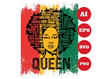 Mes de la Historia Negra Svg, Camiseta del Mes de la Historia Negra Svg, Mes de la Historia de las Mujeres Negras Svg, Mes de la Historia Negra de febrero Svg, svg