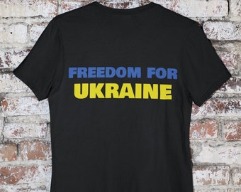 Camisa de la bandera de Ucrania / Camisetas de Ucrania / Unisex Camiseta de la bandera ucraniano-americana / Camiseta de Ucrania / Camisa de Stop The War / Estoy con Ucrania