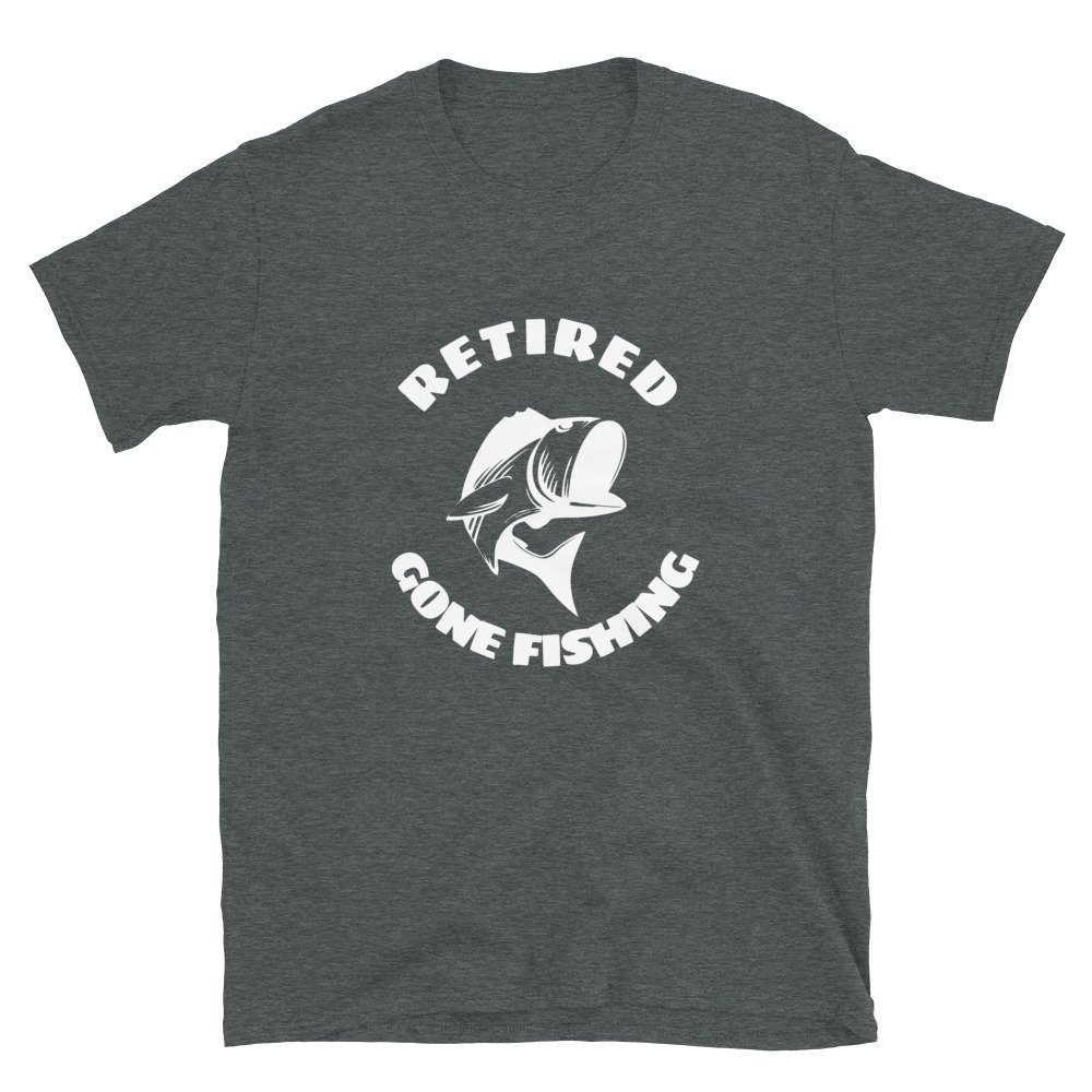 Retired Gone Fishing,funny Fishing Retirement Gift, Fisherman Coworker Shirt,  Retirement Party Gift for Colleague, Retiring Worker Tee 