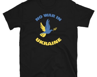 Camisa de la bandera de Ucrania / Camisetas de Ucrania / Unisex Camiseta de la bandera ucraniano-americana / Camiseta de Ucrania / Camisa de Stop The War / Estoy con Ucrania
