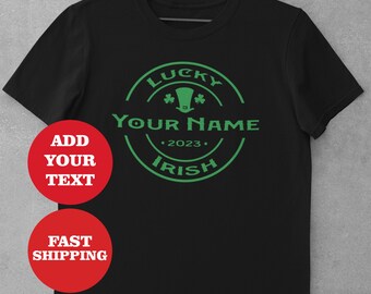 Custom Irish Day Shirt, Vintage Irish Shirt, Irish Birthday Gift, Personalized Irish Shirt, Retro St Patricks Day Shirt, Irish Shirt Gifts