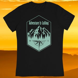 Adventure Is Calling, Love To Hike Shirt, Hiking, Hitch Hiking, Take A Hike, Id Hike That Tshirt, Hike Shirt Women, Hike Gift
