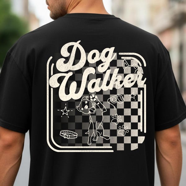 Professional Dog Walker Shirt, Mens Dog Walker Gift, Dog Training Crewneck