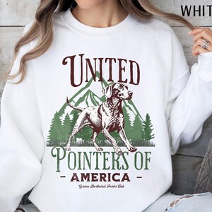 German Shorthaired Pointer Sweatshirt, GSP Club Sweater, German Shorthair Pointer Dog Mom Crewneck, Pointer Dog Dad Gifts, Mothers Day Giftt